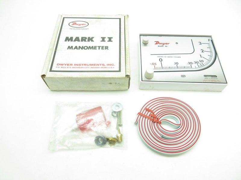 Dwyer Model 25 Mark II Manometer -0.05-0-3IN-H2O D599980 - Image 1